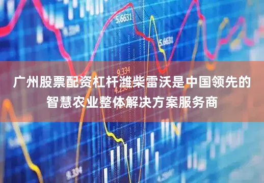 广州股票配资杠杆潍柴雷沃是中国领先的智慧农业整体解决方案服务商