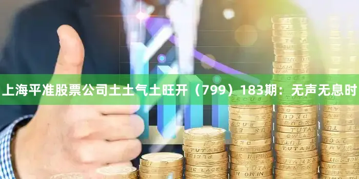 上海平准股票公司土土气土旺开（799）　　183期：无声无息时